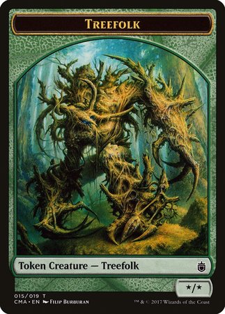 Treefolk Token (015) [Commander Anthology Tokens] | RetroPlay Games