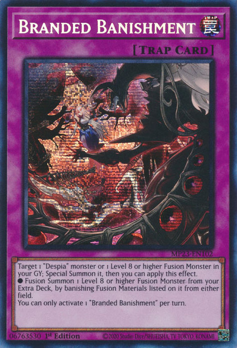 Branded Banishment [MP23-EN102] Prismatic Secret Rare | RetroPlay Games