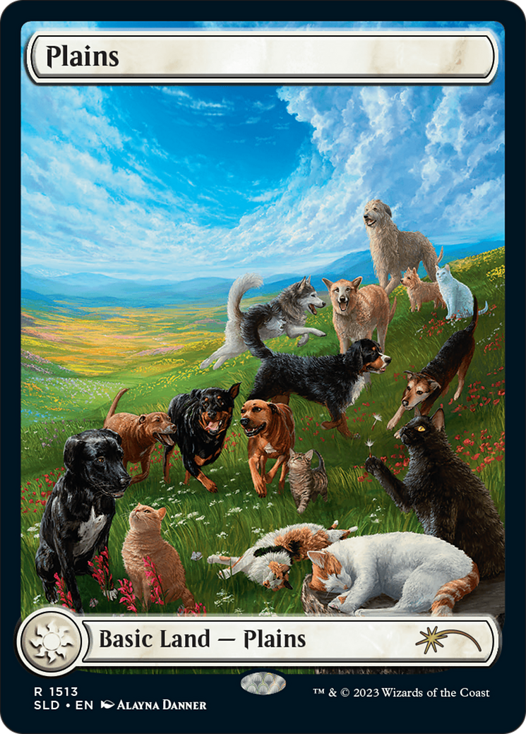 Plains (1513) [Secret Lair Commander Deck: Raining Cats and Dogs] | RetroPlay Games