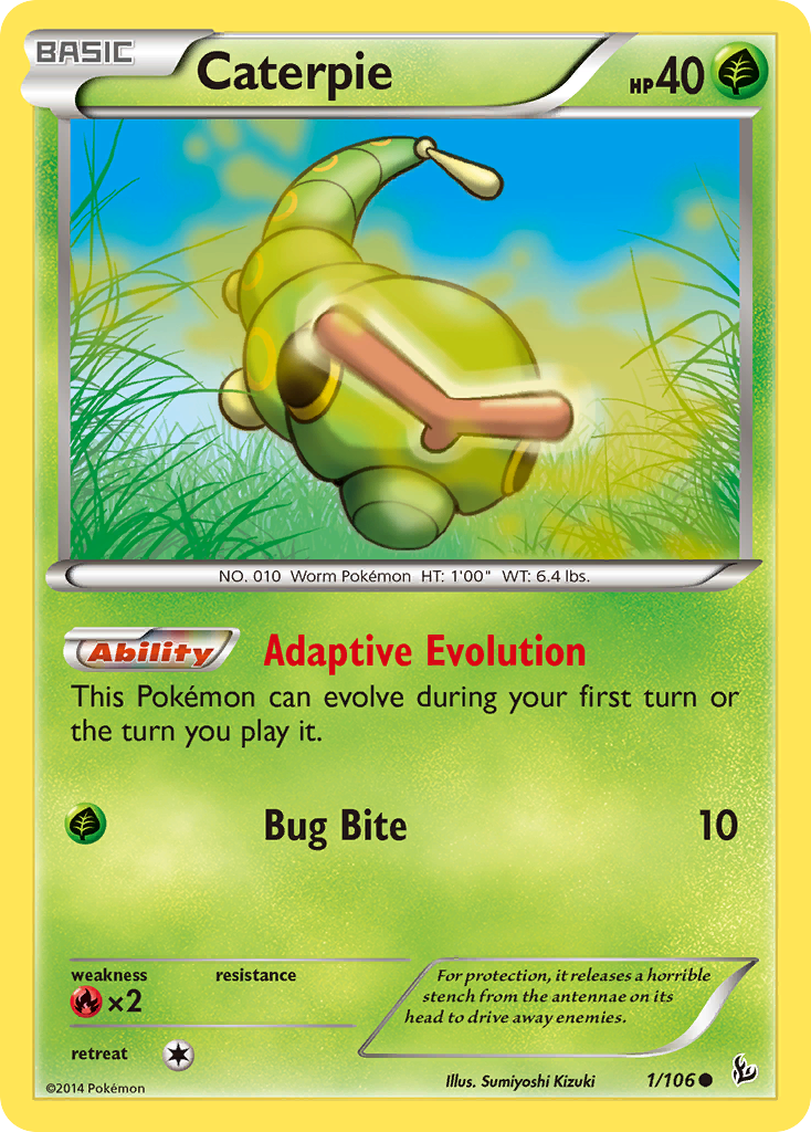 Caterpie (1/106) [XY: Flashfire] | RetroPlay Games