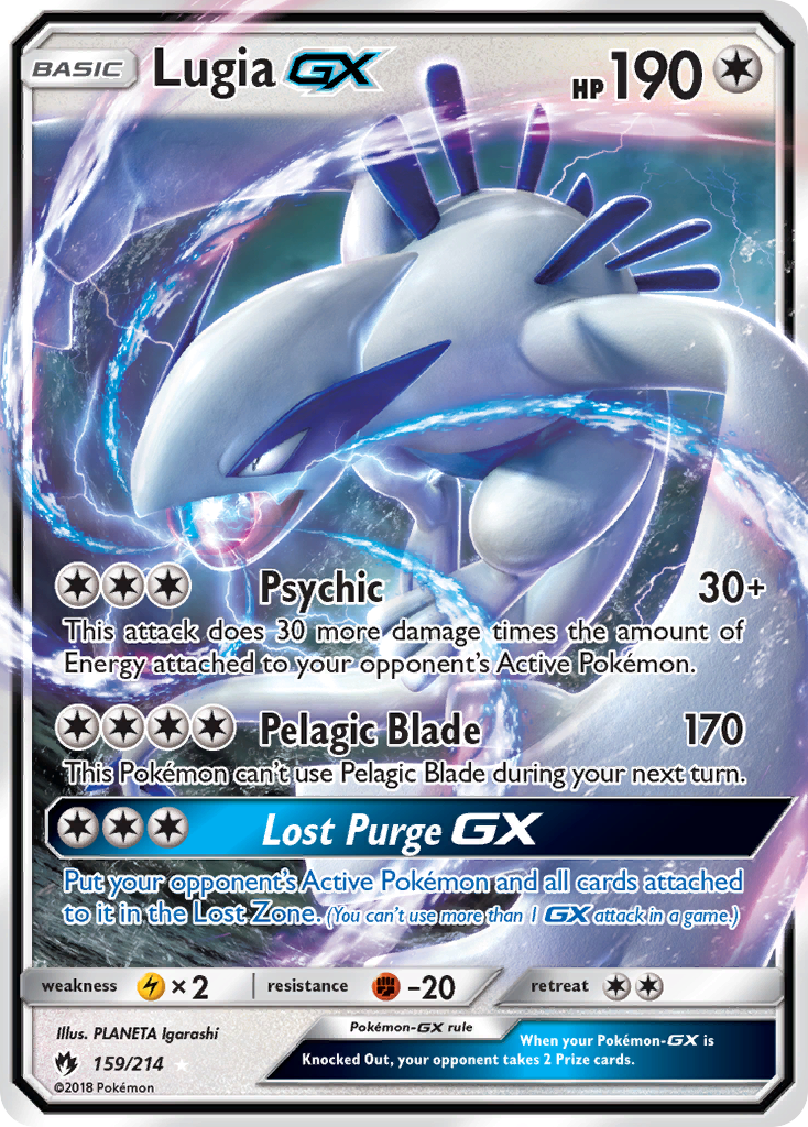 Lugia GX (159/214) [Sun & Moon: Lost Thunder] | RetroPlay Games