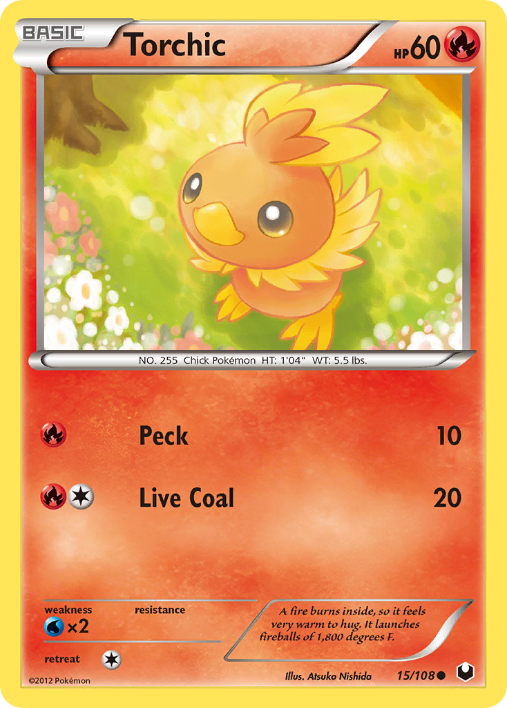 Torchic (15/108) [Black & White: Dark Explorers] | RetroPlay Games