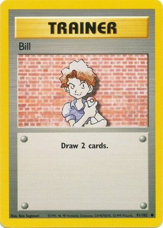 Bill (91/102) [Base Set Unlimited] | RetroPlay Games