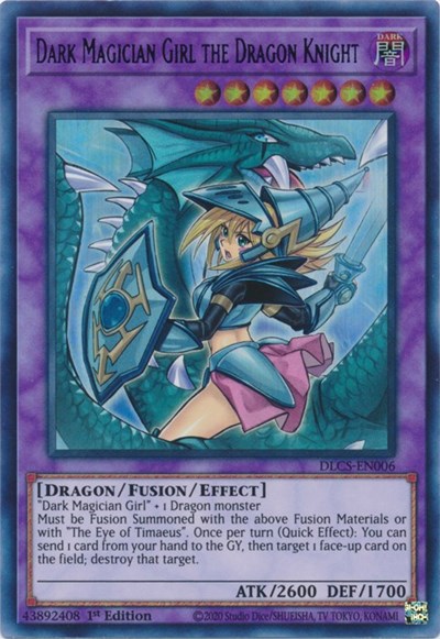 Dark Magician Girl the Dragon Knight (Alternate Art) (Purple) [DLCS-EN006] Ultra Rare | RetroPlay Games