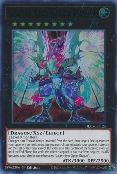 Galaxy-Eyes Cipher Dragon (Green) [DLCS-EN125] Ultra Rare | RetroPlay Games