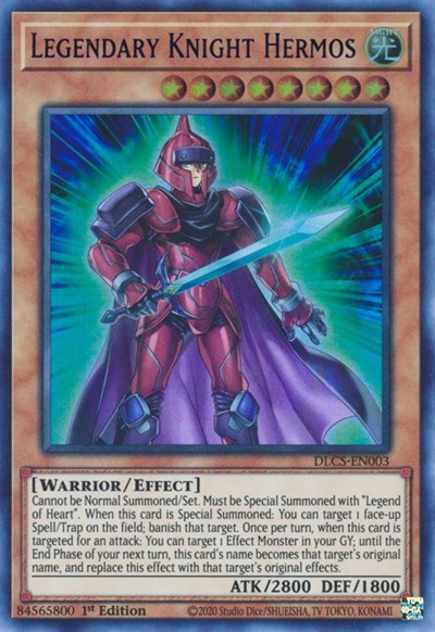 Legendary Knight Hermos (Blue) [DLCS-EN003] Ultra Rare | RetroPlay Games