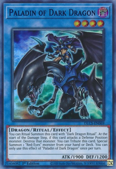 Paladin of Dark Dragon (Blue) [DLCS-EN069] Ultra Rare | RetroPlay Games