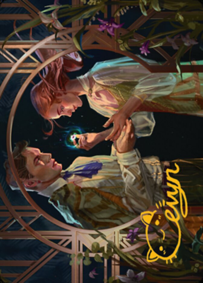 Prosperous Partnership Art Card (Gold-Stamped Signature) [Streets of New Capenna Art Series] | RetroPlay Games