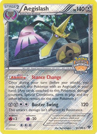 Aegislash (85/146) (Regional Championship Promo) [XY: Base Set] | RetroPlay Games