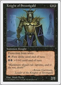 Knight of Stromgald [Fifth Edition] | RetroPlay Games