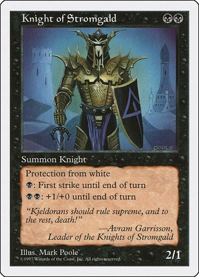Knight of Stromgald [Fifth Edition] | RetroPlay Games