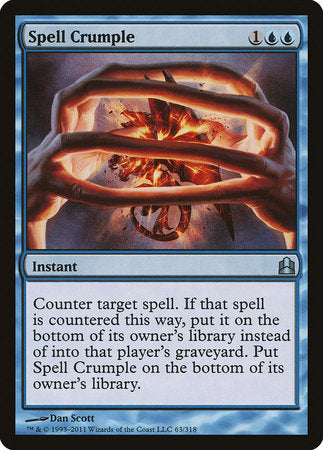 Spell Crumple [Commander 2011] | RetroPlay Games