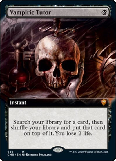 Vampiric Tutor (Extended Art) [Commander Legends] | RetroPlay Games