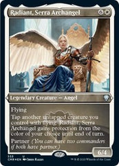 Radiant, Serra Archangel (Foil Etched) [Commander Legends] | RetroPlay Games