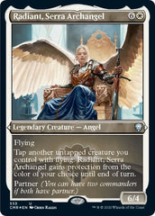 Radiant, Serra Archangel (Foil Etched) [Commander Legends] | RetroPlay Games