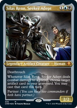 Silas Renn, Seeker Adept (Foil Etched) [Commander Legends] | RetroPlay Games