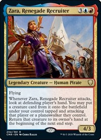 Zara, Renegade Recruiter [Commander Legends] | RetroPlay Games