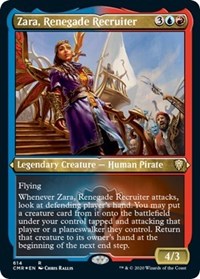 Zara, Renegade Recruiter (Foil Etched) [Commander Legends] | RetroPlay Games