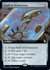 Staff of Domination (Extended Art) [Commander Legends] | RetroPlay Games