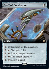 Staff of Domination (Extended Art) [Commander Legends] | RetroPlay Games