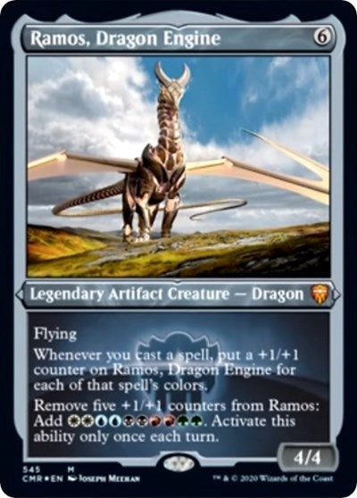 Ramos, Dragon Engine (Foil Etched) [Commander Legends] | RetroPlay Games