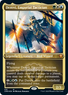 Derevi, Empyrial Tactician (Foil Etched) [Commander Legends] | RetroPlay Games
