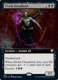 Elvish Dreadlord (Extended Art) [Commander Legends] | RetroPlay Games