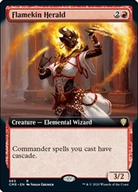 Flamekin Herald (Extended Art) [Commander Legends] | RetroPlay Games