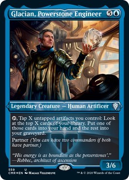 Glacian, Powerstone Engineer (Foil Etched) [Commander Legends] | RetroPlay Games