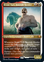 Bruse Tarl, Boorish Herder (Foil Etched) [Commander Legends] | RetroPlay Games