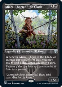 Miara, Thorn of the Glade (Foil Etched) [Commander Legends] | RetroPlay Games
