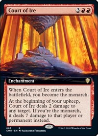 Court of Ire (Extended Art) [Commander Legends] | RetroPlay Games