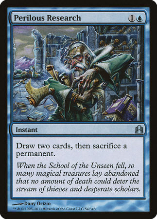 Perilous Research [Commander 2011] | RetroPlay Games