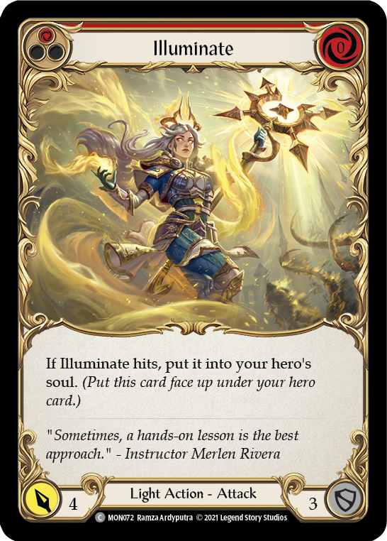 Illuminate (Red) [MON072] (Monarch)  1st Edition Normal | RetroPlay Games