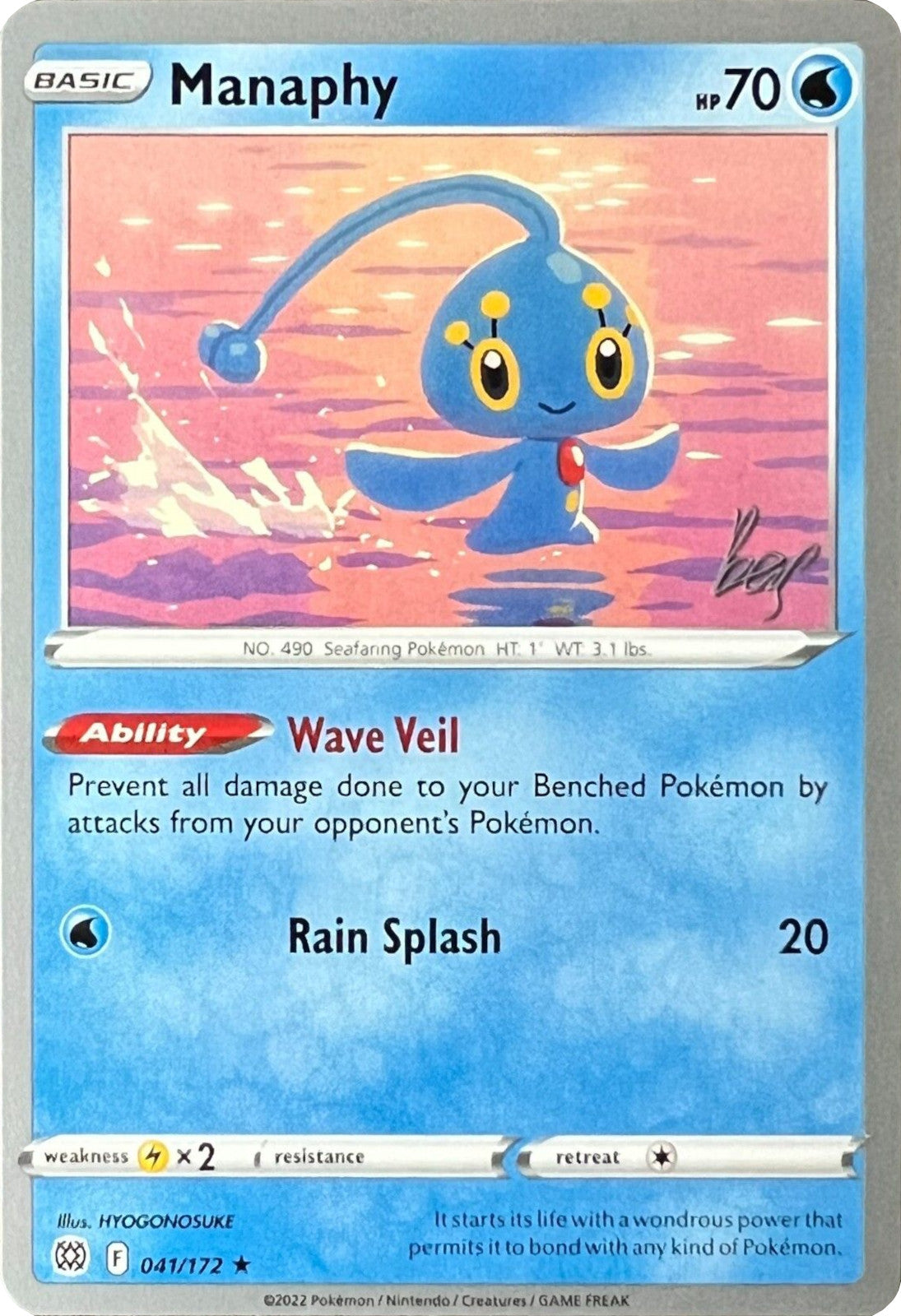 Manaphy (041/172) (Cheryl Again - Sebastian Lashmet) [World Championships 2022] | RetroPlay Games