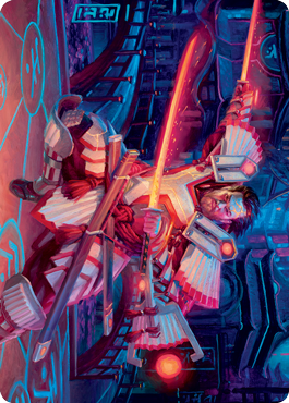 Isshin, Two Heavens as One 1 Art Card [Kamigawa: Neon Dynasty Art Series] | RetroPlay Games