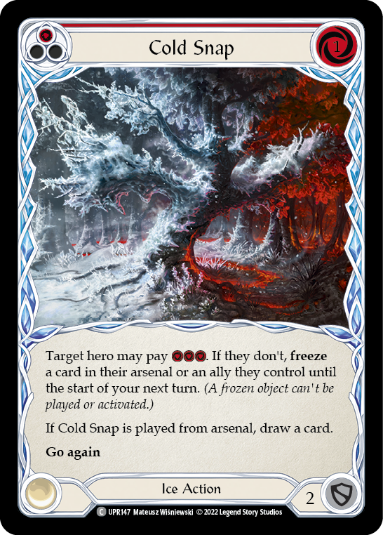 Cold Snap (Red) [UPR147] (Uprising)  Rainbow Foil | RetroPlay Games