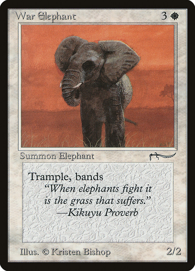 War Elephant (Light Mana Cost) [Arabian Nights] | RetroPlay Games