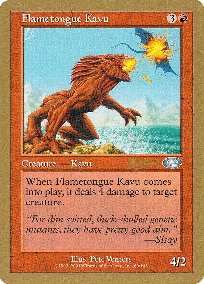 Flametongue Kavu (Sim Han How) [World Championship Decks 2002] | RetroPlay Games