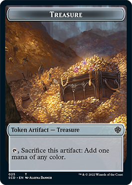 Treasure // Treasure Double-Sided Token [Starter Commander Decks] | RetroPlay Games