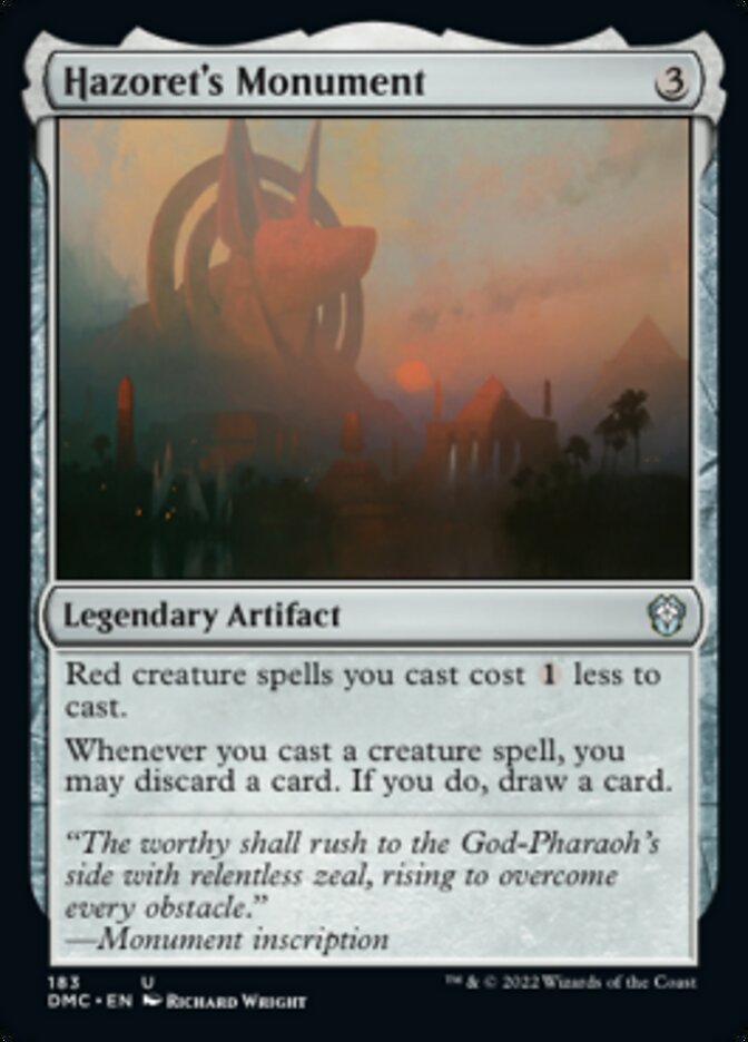 Hazoret's Monument [Dominaria United Commander] | RetroPlay Games
