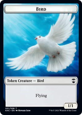 Bird // Spirit Double-sided Token [Kaldheim Commander] | RetroPlay Games