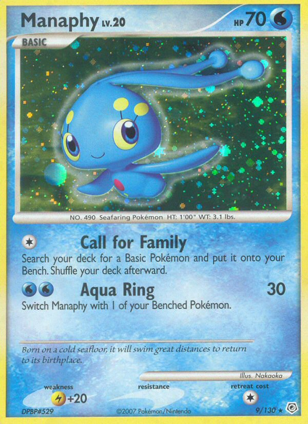 Manaphy (9/130) [Diamond & Pearl: Base Set] | RetroPlay Games