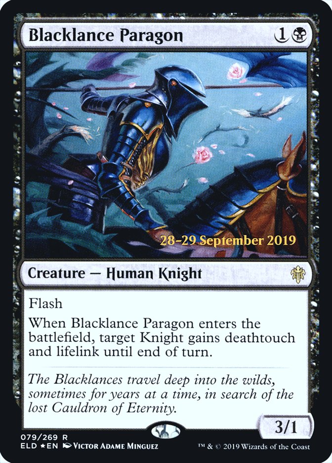 Blacklance Paragon  [Throne of Eldraine Prerelease Promos] | RetroPlay Games