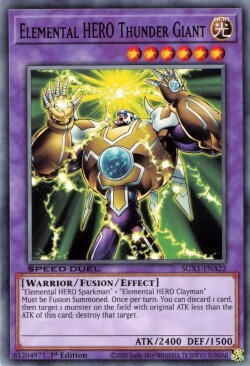Elemental HERO Thunder Giant [SGX1-ENA22] Common | RetroPlay Games