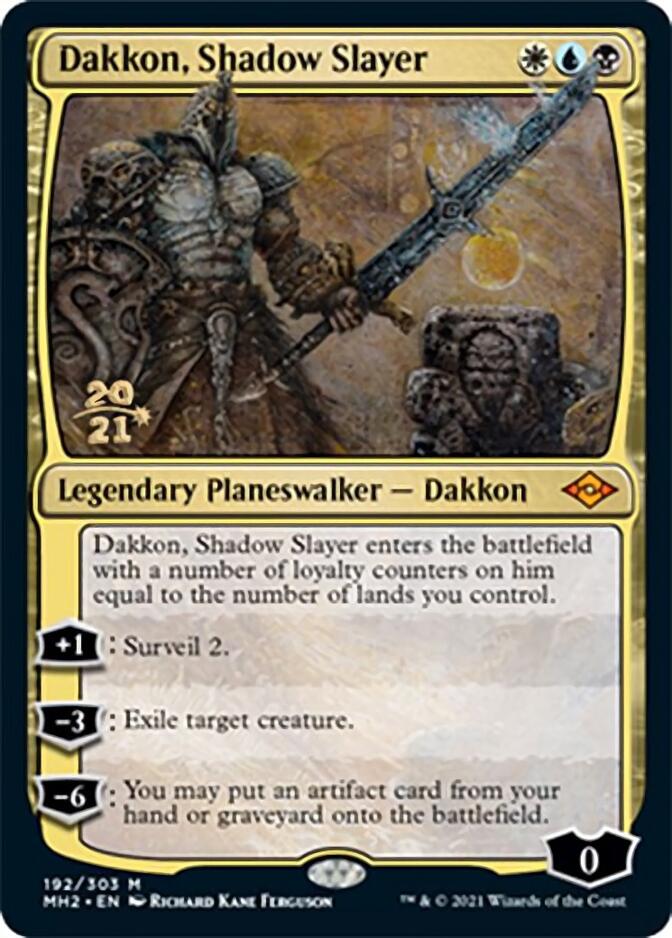 Dakkon, Shadow Slayer [Modern Horizons 2 Prerelease Promos] | RetroPlay Games