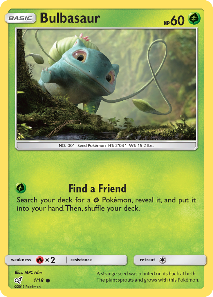 Bulbasaur (1/18) [Sun & Moon: Detective Pikachu] | RetroPlay Games