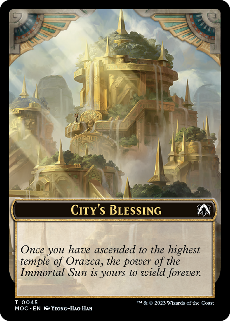 Butterfly // City's Blessing Double-Sided Token [March of the Machine Commander Tokens] | RetroPlay Games