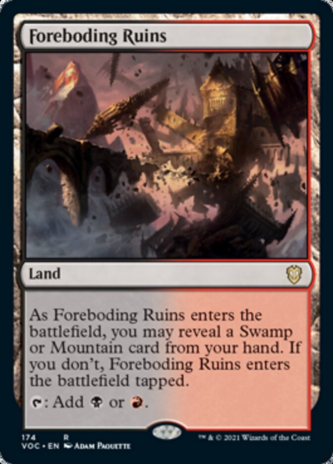 Foreboding Ruins [Innistrad: Crimson Vow Commander] | RetroPlay Games