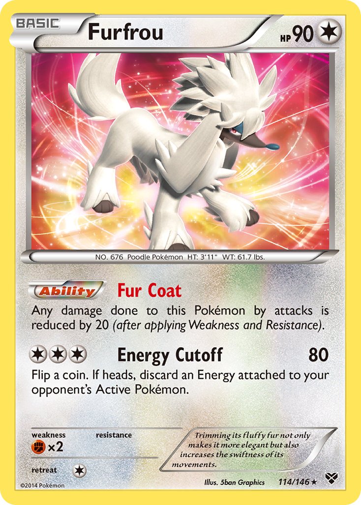 Furfrou (114/146)(Cosmos Holo) (Blister Exclusive) [XY: Base Set] | RetroPlay Games